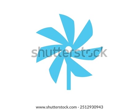 Pinwheel icon. Vector illustration. white background