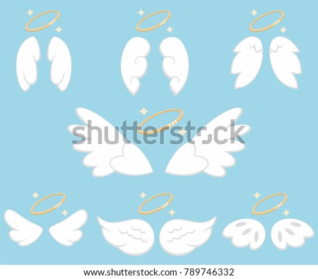 silhouette angel wings download free vector art stock graphics pictures of angels wings