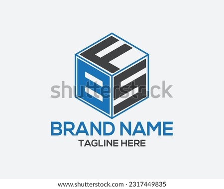 Letter BFS And FBS Logo Design Concept Vector Template