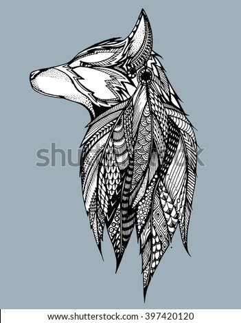 Download Mandala Wolf Drawing At Getdrawings Free Download