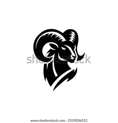 Ram logo,the logo that embodies the power, agility, and enduring spirit of the ram.
