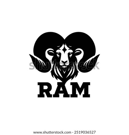 Ram logo,the logo that embodies the power, agility, and enduring spirit of the ram.
