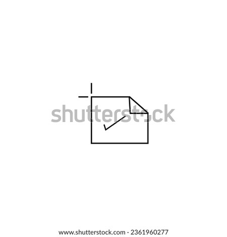 Document vector icon. Illustration isolated for graphic and web design.Clipboard, checklist, report, survey or agreement editable stroke outline icons set isolated on white background