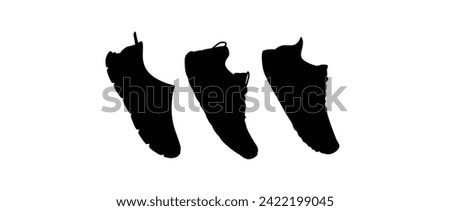 Men's shoes silhouette. A pair of men's shoes icon, outline style illustration for men's formal foot wear web, mobile app. Shoe icon isolated on white background
