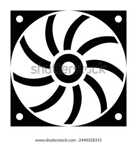  Cooling fan vectors often feature variable speed control, allowing for customization based on cooling needs and energy efficiency requirements.