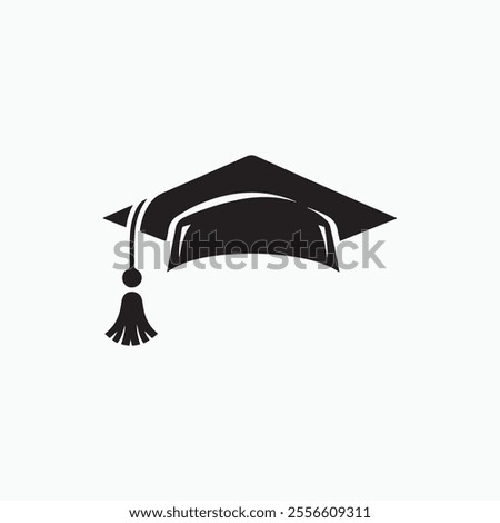 Graduation cap icon. Academic cap linear and full pictogram. line and glyph version, student hat outline and filled vector sign. Education symbol, logo