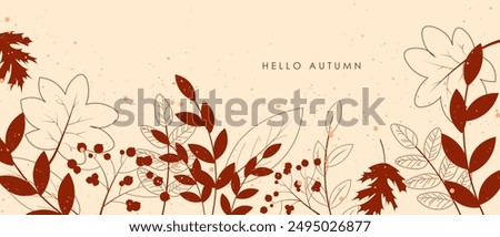 Similar – Foto Bild Herbst-Ernte-Rahmen Hintergrund