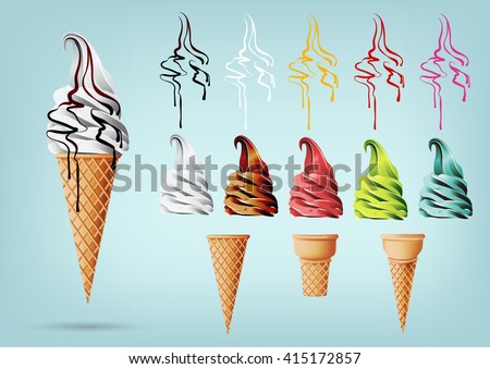 Ice Cream Scoop Template Free download on ClipArtMag