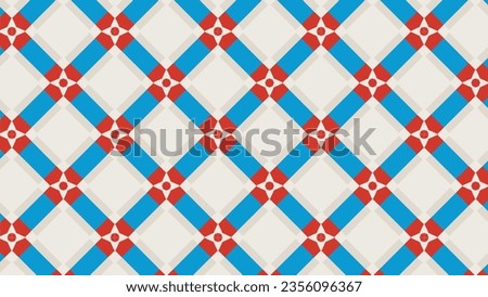 Seamless colorful geometric casual allover textile print block. Common geometric motif pattern classy background. Modern art color plaid design. Abstract minimalist geometrical ornament graphic style