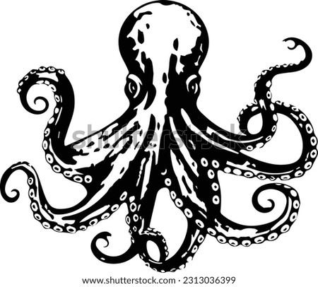 Octopus Silhouette | Free download on ClipArtMag