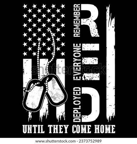 RED Friday Remember Everyone Deployed US Flag Army Gift T Shirt