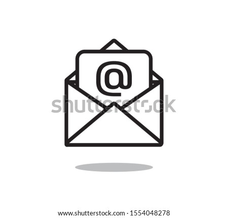E Mail Icon, Vector Design