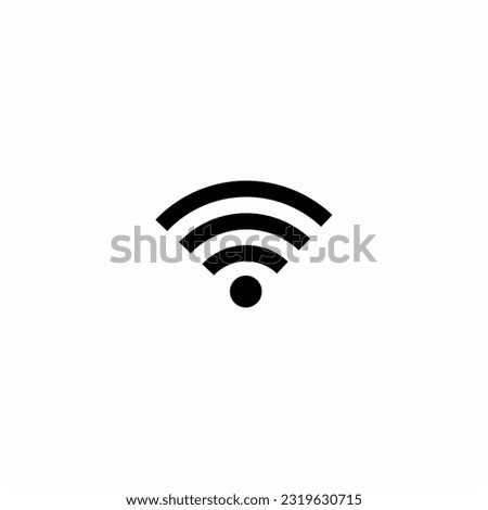 Wi-Fi icon symbol vector. symbol for web site Computer and mobile vector.