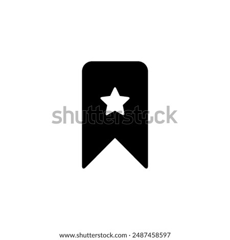 Bookmark icon vector. Favourite icon