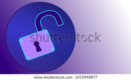 padlock background with color variants as a symbol of security on the internet network
