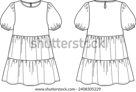 Girl In Dress Clipart | Free download on ClipArtMag