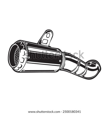 resing exhaust illustration vector design