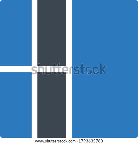 layout vector glyph color icon 