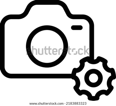 Camera Vector illustration on a transparent background.Premium quality symmbols.Stroke vector icon for concept and graphic design.