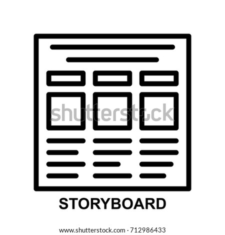 Story board icon