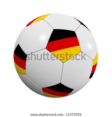 German Soccer Ball - Very Highly Detailed German Soccer Ball Stock ...