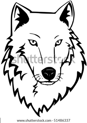 Wolf Stock Vector Illustration 51486337 : Shutterstock