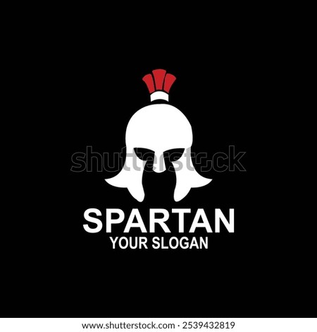 Warrior spartan Guardian Vector Logo Design