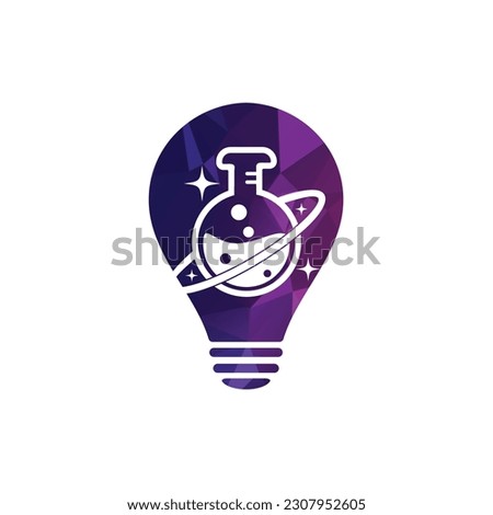 Planet Lab Logo Design Illustration vector planet lab logo