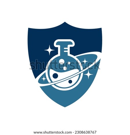 Planet Lab Logo Design Illustration vector planet lab logo