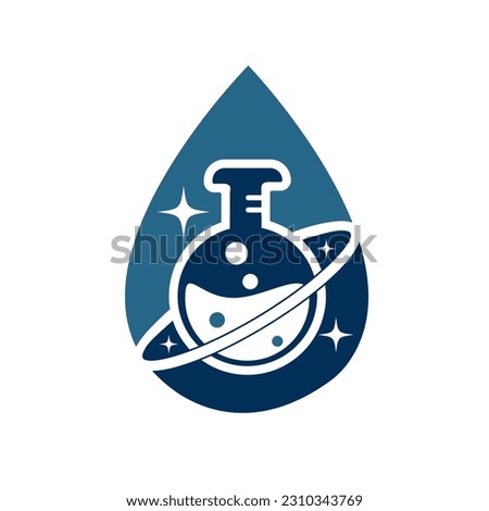 Planet Lab Logo Design Illustration vector planet lab logo