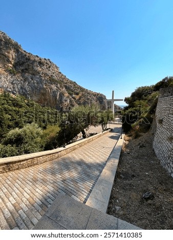 Similar – Image, Stock Photo High and holy Monastery