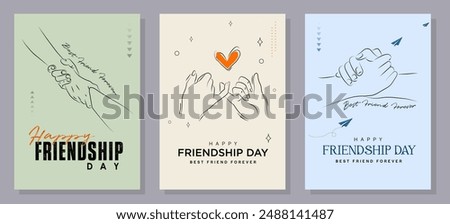 Similar – Image, Stock Photo friends Friends Friendship