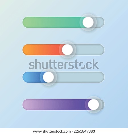 Switch slider icon in flat style. Volume control vector illustration on isolated background. Level button sign business concept.