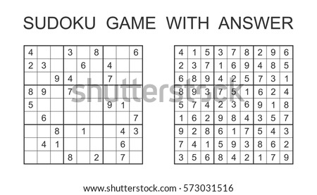sudoku game download free vector art stock graphics images sudoku answer sheet