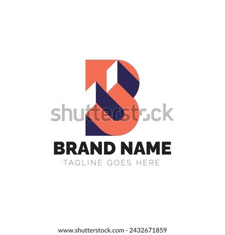 B U logo letter design on luxury background U B logo monogram initials letter concept
