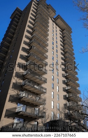 Similar – Image, Stock Photo dump Town High-rise