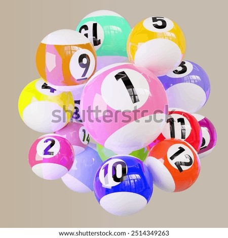 pool ball 3d vector game biliard