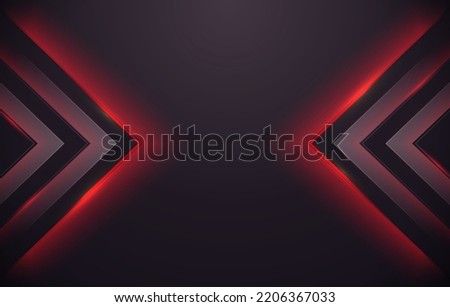 Dark Game Background With Red Arrows
