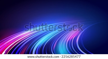 Neon Colored Race Or Speedway