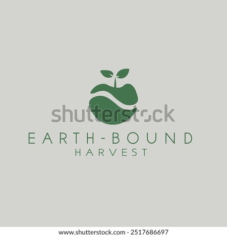 agriculture logo name earthbound harvest