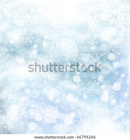 Similar – Image, Stock Photo Flashed snowflakes at blue hour in early morning. White dots on blue background.