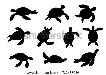 Turtle Silhouette Clipart | Free download on ClipArtMag