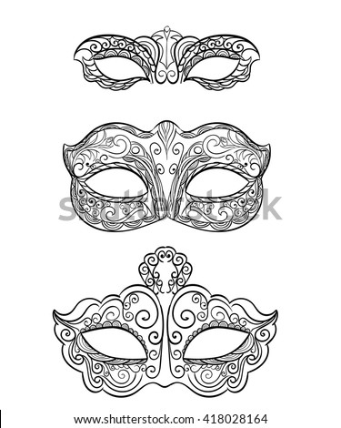 vector images illustrations and cliparts set of isolated carnival
