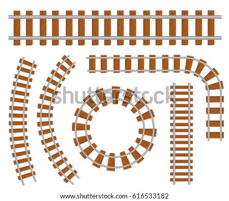 Similar – Foto Bild Gerade Eisenbahnstrecke in Utah, USA