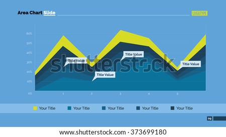 Area Chart Slide Template 1