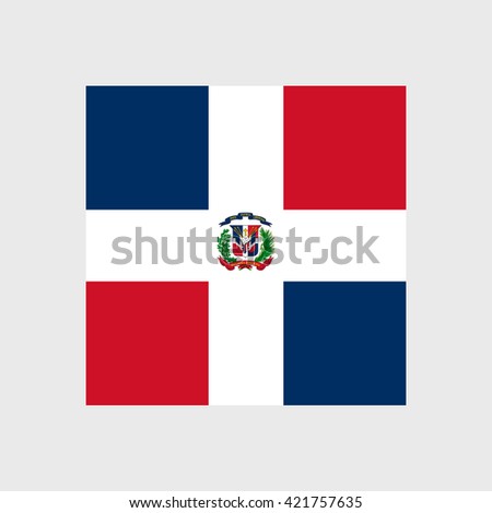 national flag of the Dominican Republic