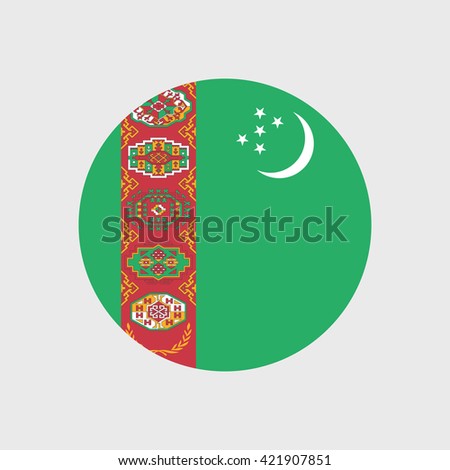 Turkmenistan national flag