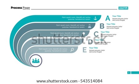 Process Chart Slide Template 8