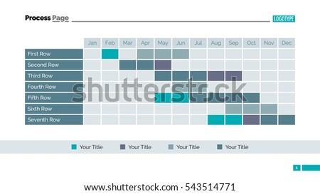 Gant Chart Infographic Template