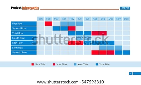 Gant Chart Infographic Template